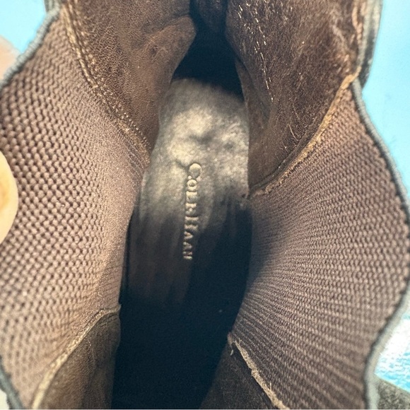 Cole Haan Women’s Dark Brown Leather Heeled Boots Size 9 D15348 - Picture 6 of 7